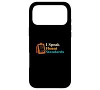 Carcasa para iPhone 17 Pro MAX Técnico Divertido de Control de Calidad I Speak Fluent Standards