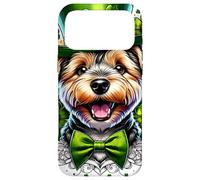 Carcasa para iPhone 17 Pro MAX Teddy Roosevelt Terrier Dog St Patricks Day Artwork