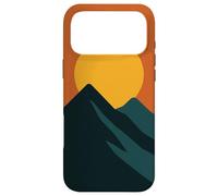 Carcasa para iPhone 17 Pro MAX Teléfono Minimal Mountain Sunrise