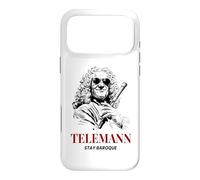 Carcasa para iPhone 17 Pro MAX Telemann Stay Baroque Funny Compositor de música clásica