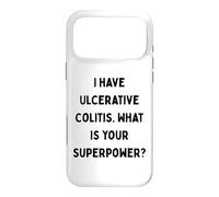 Carcasa para iPhone 17 Pro MAX Tengo Colitis ulcerosa. ¿Cuál es tu Superpoder? Regalo de EII