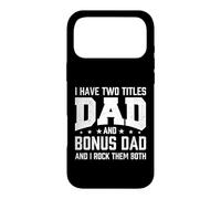 Carcasa para iPhone 17 Pro MAX Tengo Dos títulos papá y papá Extra y yo rockeo Ambos