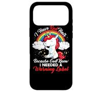 Carcasa para iPhone 17 Pro MAX Tengo el Pelo Rojo Porque Dios sabía Que necesitaba una Etiqueta de Advertencia