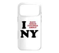Carcasa para iPhone 17 Pro MAX Tengo Sentimientos encontrados sobre Nueva York Funny Sarcastic