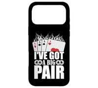 Carcasa para iPhone 17 Pro MAX Tengo un Gran par de Jugadores de Cartas de póquer Casino Jugador Divertido