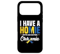 Carcasa para iPhone 17 Pro MAX Tengo un Homie con un síndrome de Down Extra Chromie T21