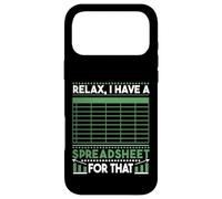 Carcasa para iPhone 17 Pro MAX Tengo una Hoja de cálculo para Ese Humor Divertido de la Oficina de compañeros de Trabajo