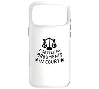 Carcasa para iPhone 17 Pro MAX Tenis Divertido - Resolví mis argumentos en la Corte