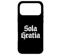 Carcasa para iPhone 17 Pro MAX Teología Reformada Sola Gratia Calvinist Christian Design