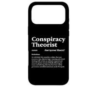 Carcasa para iPhone 17 Pro MAX Teórico de la conspiración Definición Objetivo Diccionario Significado