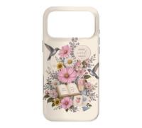 Carcasa para iPhone 17 Pro MAX Terapia del Habla Floral Maestro colibrí Aula ABC