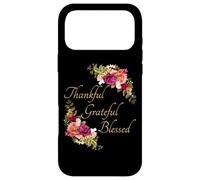 Carcasa para iPhone 17 Pro MAX Thankful Grateful Blessed - Women & Girls Christian Faith
