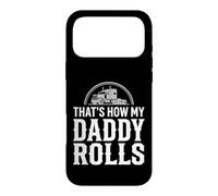 Carcasa para iPhone 17 Pro MAX That's How My Daddy Rolls Trucker Truck Driver Dad