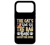 Carcasa para iPhone 17 Pro MAX The Cats out of The Bag: el Mejor Cuidador de Gatos de Todos los Tiempos