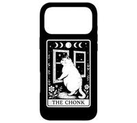 Carcasa para iPhone 17 Pro MAX The Chonk Funny Fat Cat Meme Tarot Card Witchy