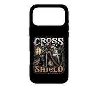 Carcasa para iPhone 17 Pro MAX The Cross Is My Shield Christian Warrior Design Armor of God