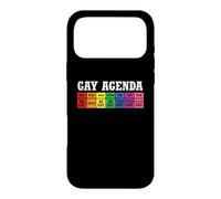Carcasa para iPhone 17 Pro MAX The Gay Agenda LGBTQ Rainbow Gay LGBT Pride Month