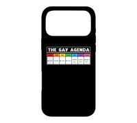 Carcasa para iPhone 17 Pro MAX The Gay Agenda LGBTQ Rainbow Gay LGBT Pride Month