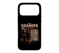Carcasa para iPhone 17 Pro MAX The Grandpa Code Funny Bigfoot Camping Humor Cita
