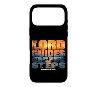 Carcasa para iPhone 17 Pro MAX The Lord Guides Our Steps Proverbios 16:9 Versículo de la Biblia
