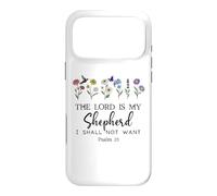 Carcasa para iPhone 17 Pro MAX The Lord is My Shepherd Christian Faith Bible God Psalm 23/1