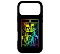 Carcasa para iPhone 17 Pro MAX The Lovers Tarot Card Oculto Goth Lesbianas Esqueleto Halloween