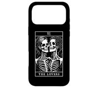 Carcasa para iPhone 17 Pro MAX The Lovers Tarot Card Oculto Goth Lesbianas Esqueleto Halloween