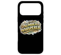 Carcasa para iPhone 17 Pro MAX The Number Whisperer Funny Contable Contador Contador CPA Broma