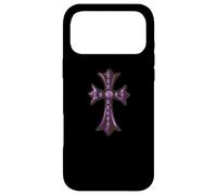Carcasa para iPhone 17 Pro MAX The Pave Diamonds Amethyst Cross