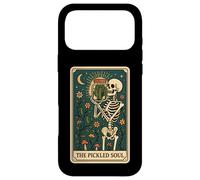 Carcasa para iPhone 17 Pro MAX The Pickled Soul Funny Skeleton Pickle Jar Tarot Card Vibe