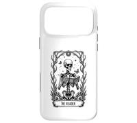 Carcasa para iPhone 17 Pro MAX The Reader Tarot Card Skeleton Reading Book Lover