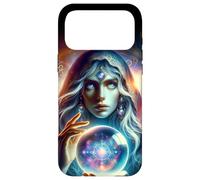 Carcasa para iPhone 17 Pro MAX The Seer - Arte de fantasía de hechicera mística con Bola de Cristal