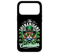 Carcasa para iPhone 17 Pro MAX The Shenanigans Coordinator - Funny St. Patrick’s Cat