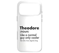 Carcasa para iPhone 17 Pro MAX Theodore como un Chico Normal Solo Cool Legend King First