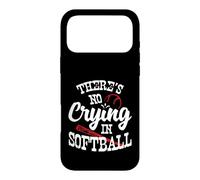 Carcasa para iPhone 17 Pro MAX Theres No Crying in Softball Game Sports Baseball Lover
