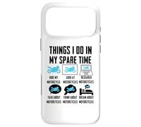 Carcasa para iPhone 17 Pro MAX Things I Do In My Spare Time Motorcycle