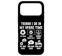 Carcasa para iPhone 17 Pro MAX Things I Do in my Spare Time, Soccer Player Merch. Soccer