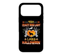 Carcasa para iPhone 17 Pro MAX This Crazy Dog Lady Old English Sheepdog Loves Halloween