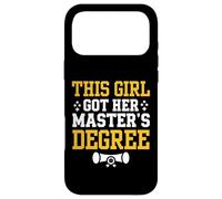 Carcasa para iPhone 17 Pro MAX This Girl Got Her Masters Degree Graduation Mastered It 2026