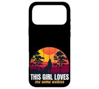 Carcasa para iPhone 17 Pro MAX This Girl Loves Me Some Wolves Wolf Lover Gift For Girls