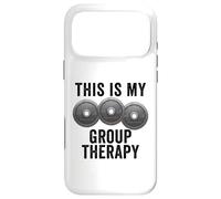 Carcasa para iPhone 17 Pro MAX This Is My Group Terapia Pesas Gimnasio Entrenamiento Divertido