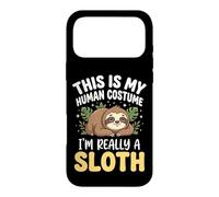 Carcasa para iPhone 17 Pro MAX This Is My Human Costume I'm Really A Sloth Persona Perezosa