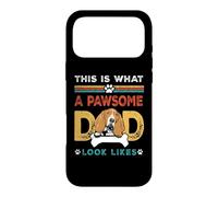 Carcasa para iPhone 17 Pro MAX This Is What A Pawsome Dad Look Likes Basset Hound Dog Dad