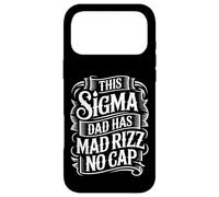 Carcasa para iPhone 17 Pro MAX This Sigma Dad Has Mad Rizz No Cap Argot de Memes -