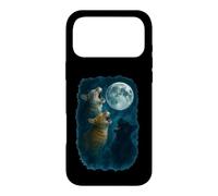 Carcasa para iPhone 17 Pro MAX Three Cats Howling At The Moon 3 Cat Moon