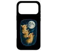 Carcasa para iPhone 17 Pro MAX Three Chihuahuas Howling At The Moon 3 Chihuahua Moon
