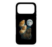 Carcasa para iPhone 17 Pro MAX Three Guinea Pigs Howling At The Moon 3 Guinea Pigs Moon