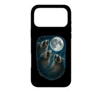 Carcasa para iPhone 17 Pro MAX Three Raccoons Howling At The Moon 3 Raccoon Moon