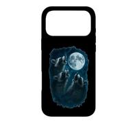 Carcasa para iPhone 17 Pro MAX Three Raccoons Howling At The Moon 3 Raccoon Moon