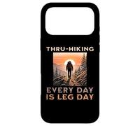 Carcasa para iPhone 17 Pro MAX Thru-Hiking Every Day Is Leg Day Nature Fitness Caminata Divertida